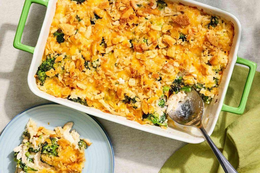 Microwave Chicken and Broccoli Casserole