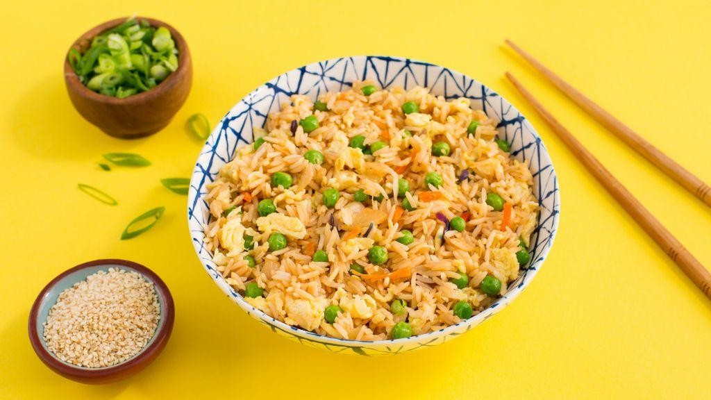 Microwave Egg Fried Rice