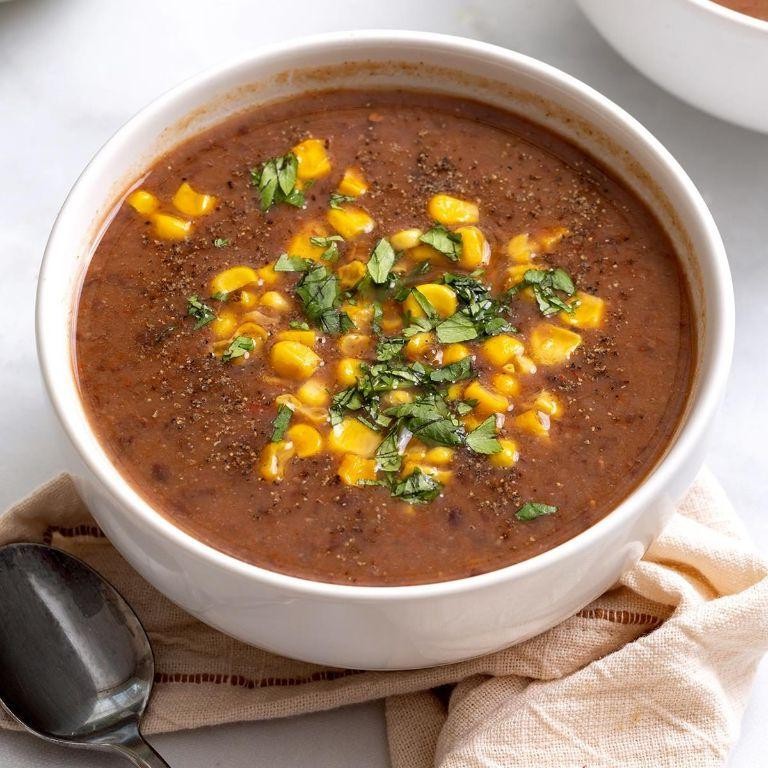 Microwave Pressure Cooker Black Bean Soup