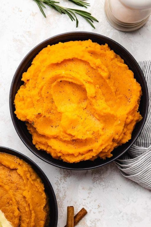 Microwave Pressure Cooker Sweet Potato Mash