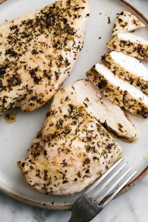 Microwaved Herb-Roasted Chicken Breast