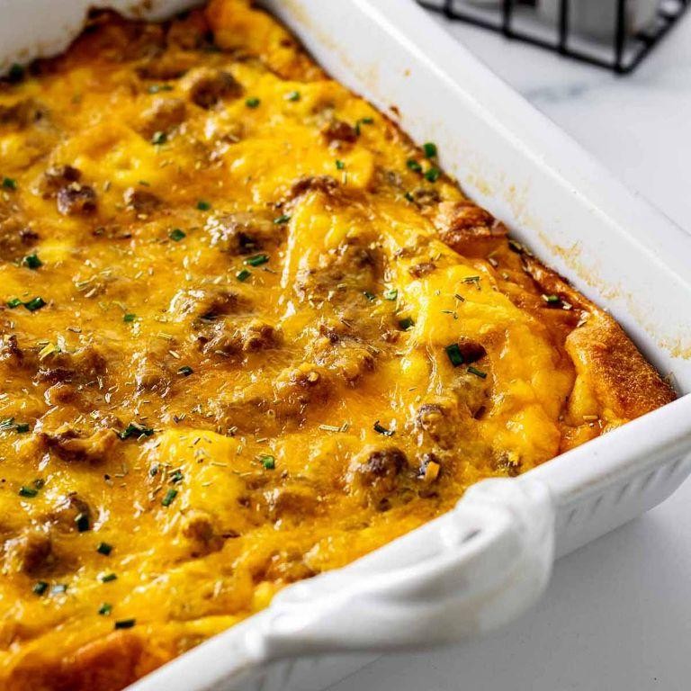 Mini Breakfast Casserole with Sausage