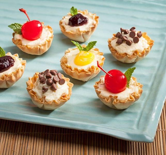 Mini Cheesecake Phyllo Cups