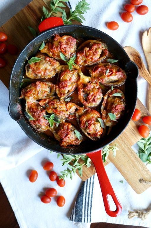 Mini Eggplant Parmesan Casserole