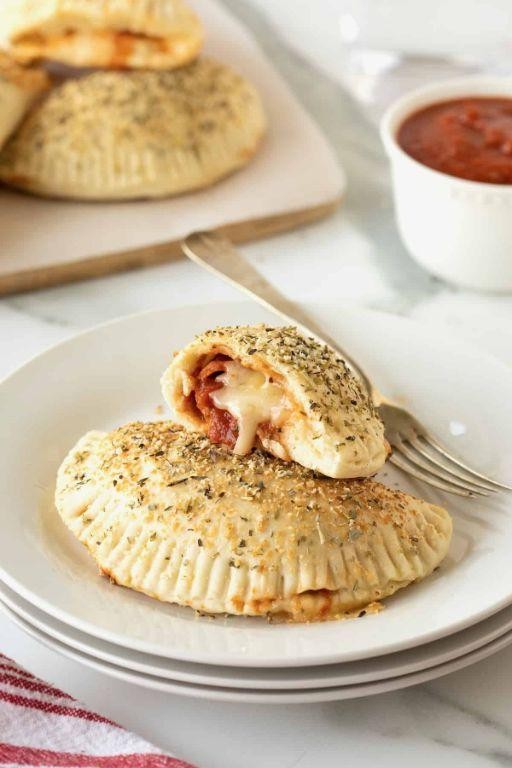Mini Mozzarella and Pepperoni Calzones