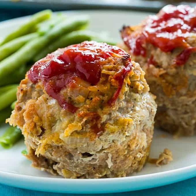 Mini Turkey and Cheese Meatloaf Muffins