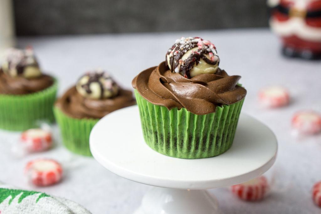 Mint Chocolate Cupcake Vodka Martini
