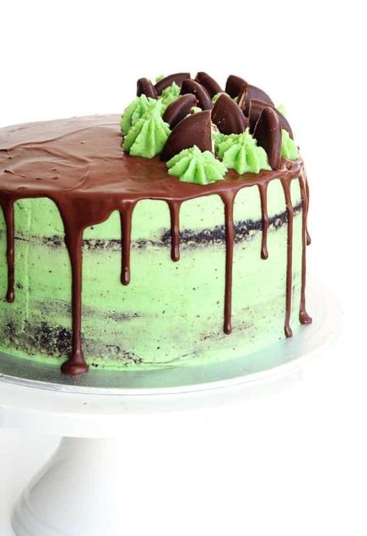 Mint Chocolate Layer Cake