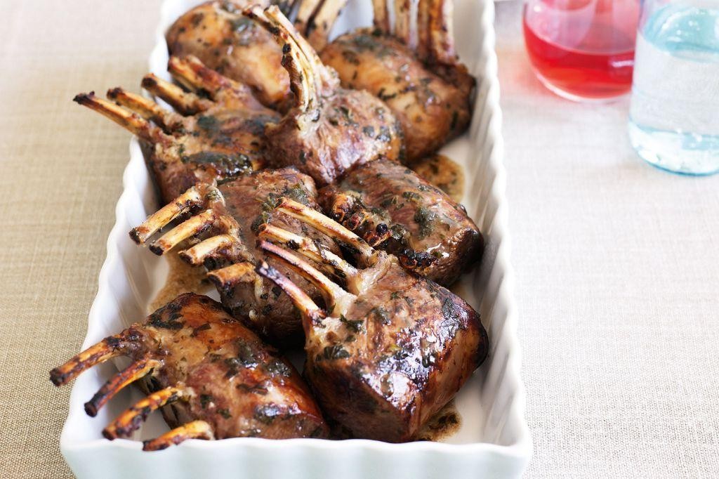 Mint and Honey Glazed Lamb Rack