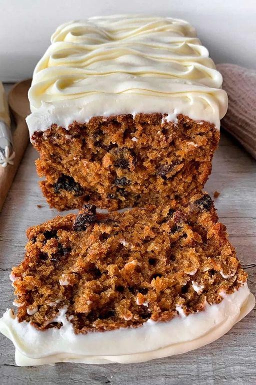 Moist Carrot and Raisin Cake