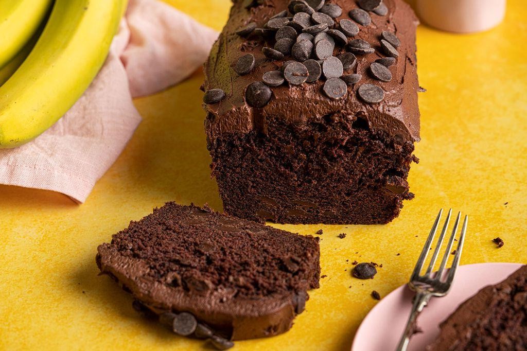 Moist Gluten Free Chocolate Banana Cake