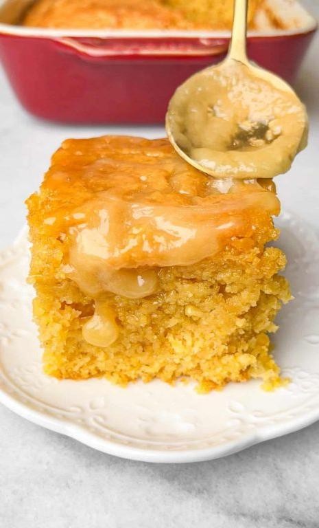 Molasses Cornbread with Honey Butter