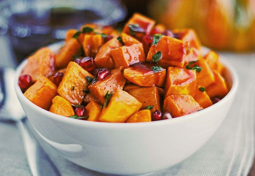 Molasses Roasted Sweet Potatoes