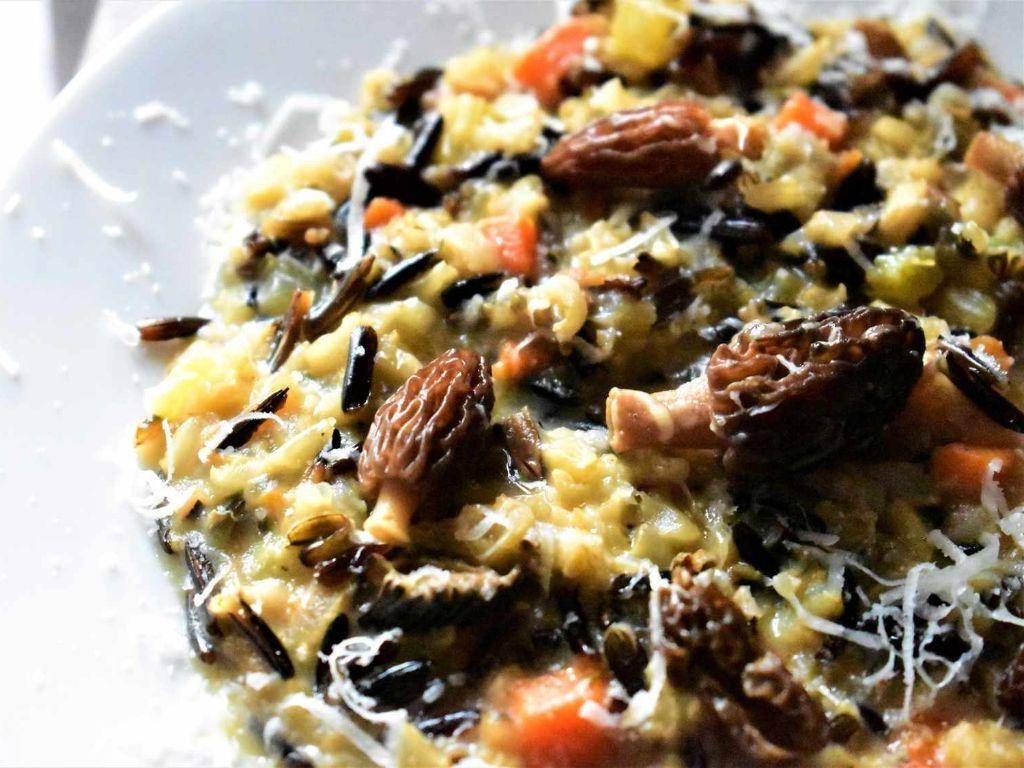 Morel Mushroom and Wild Rice Casserole
