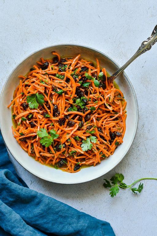 Moroccan Carrot Salad with Cumin and Citrus