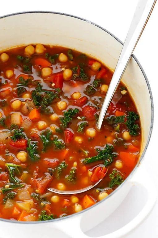 Moroccan Chickpea and Bean Soup