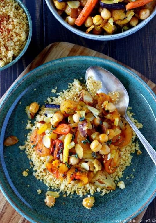 Moroccan Tagine with Chickpeas and Apricots
