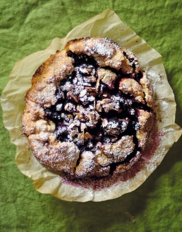 Mulberry and Almond Tart