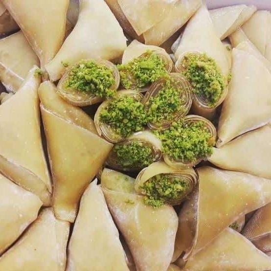 Mulberry and Pistachio Baklava