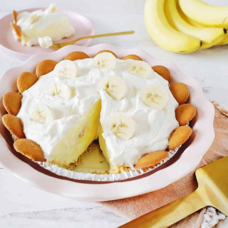 No Bake Banana Cream Pie