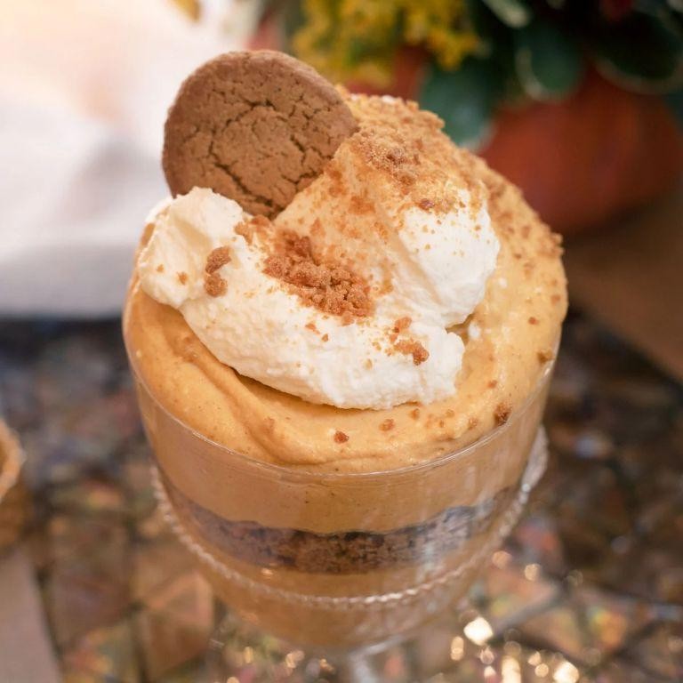 No-Bake Pumpkin Mousse Parfait
