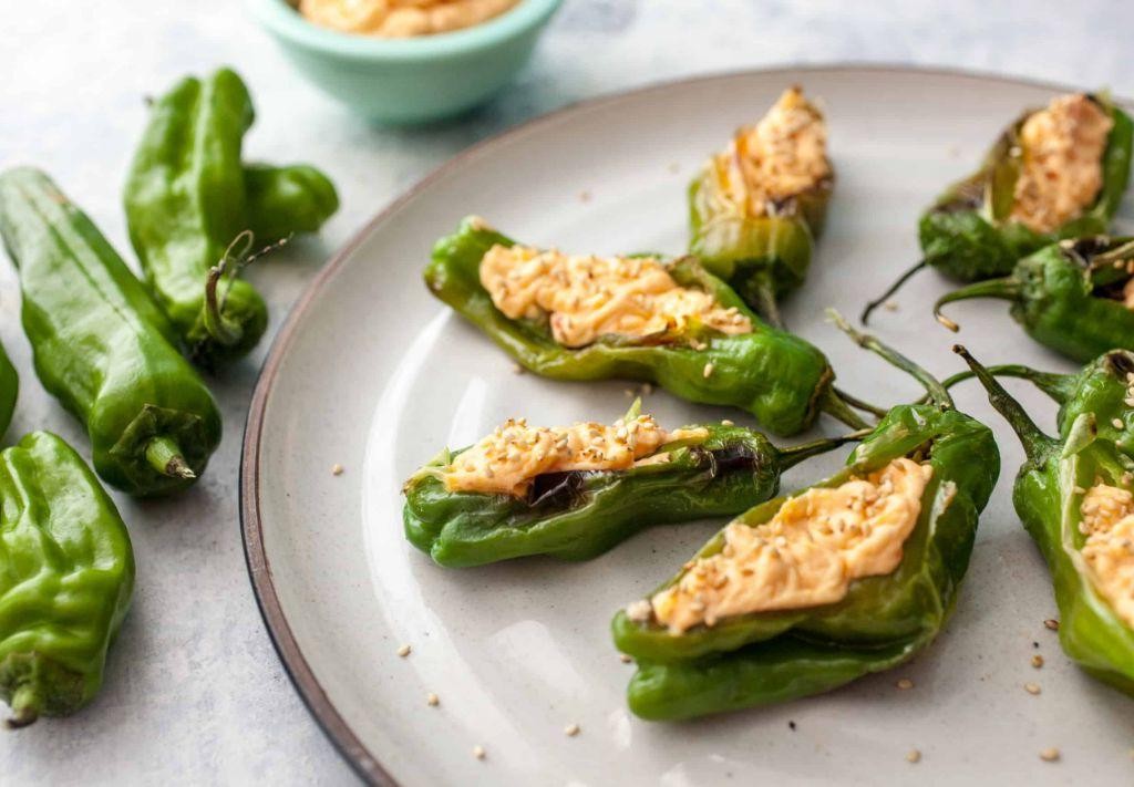 Nopalitos and Cheese Stuffed Peppers