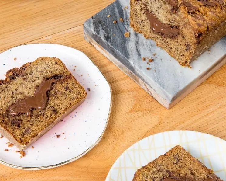Nutella-Stuffed Banana Bread