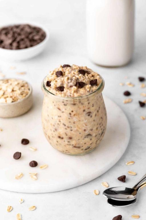 Oatmeal Cookie Dough Overnight Oats