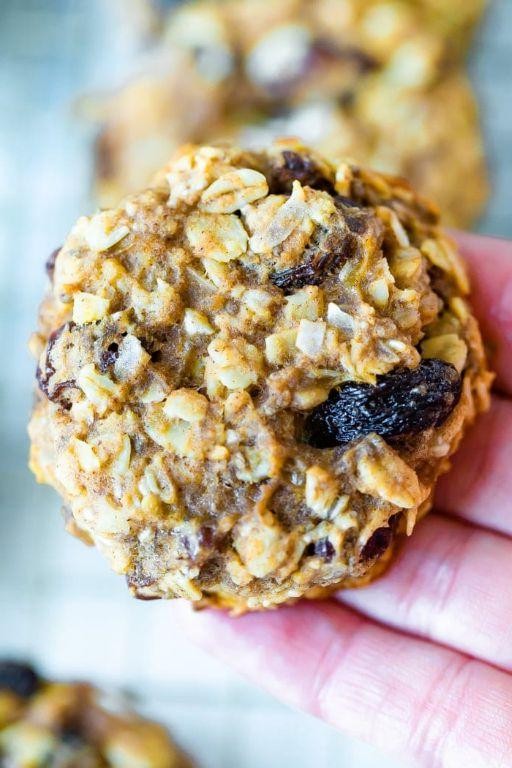 Oatmeal Raisin Protein Powder Cookies