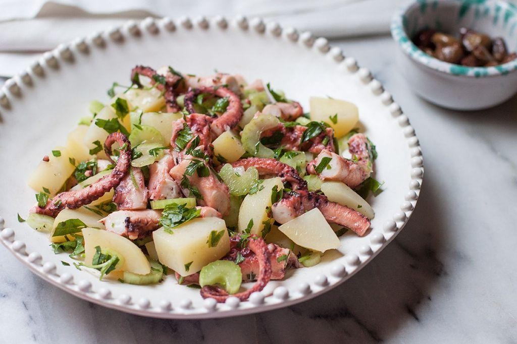 Octopus Salad with Potatoes