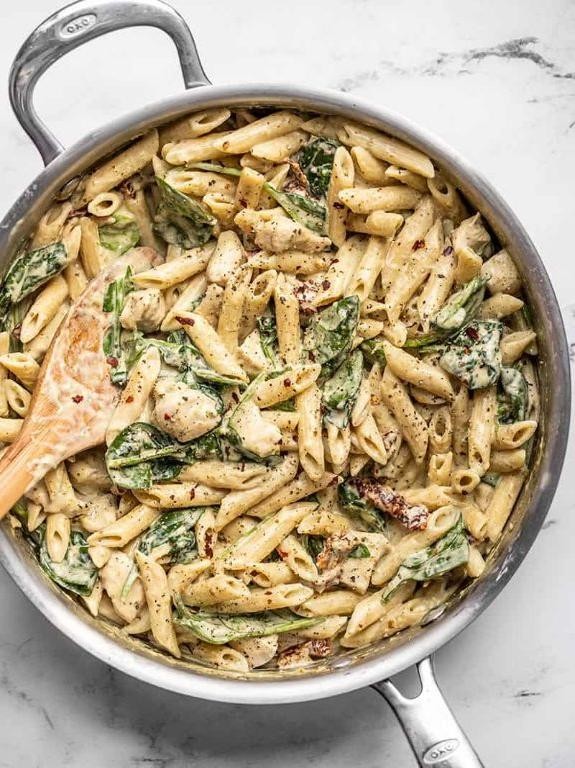 One Pot Pesto Chicken Pasta