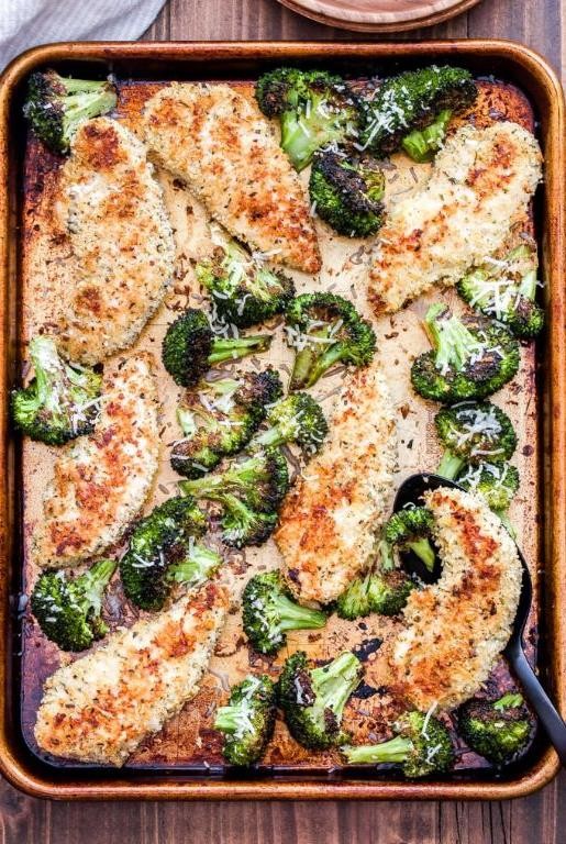 One-Pan Broccoli and Chicken Bake