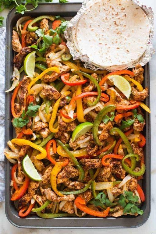 One-Pan Chicken Fajitas