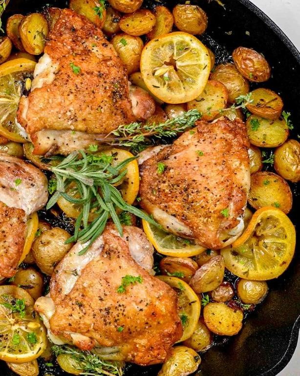 One-Pan Lemon Herb Chicken and Potatoes