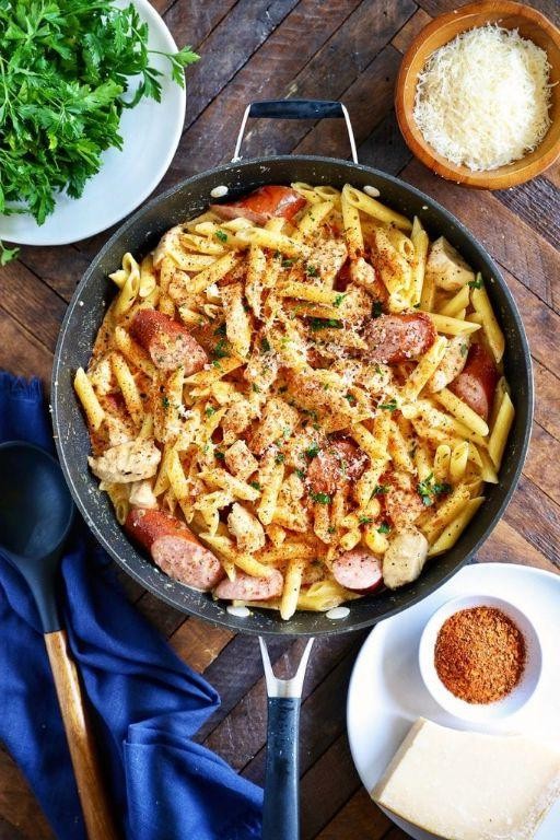 One-Pot Cajun Chicken Alfredo