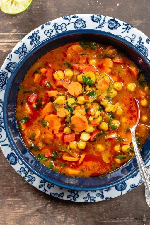 One-Pot Chickpea and Vegetable Soup