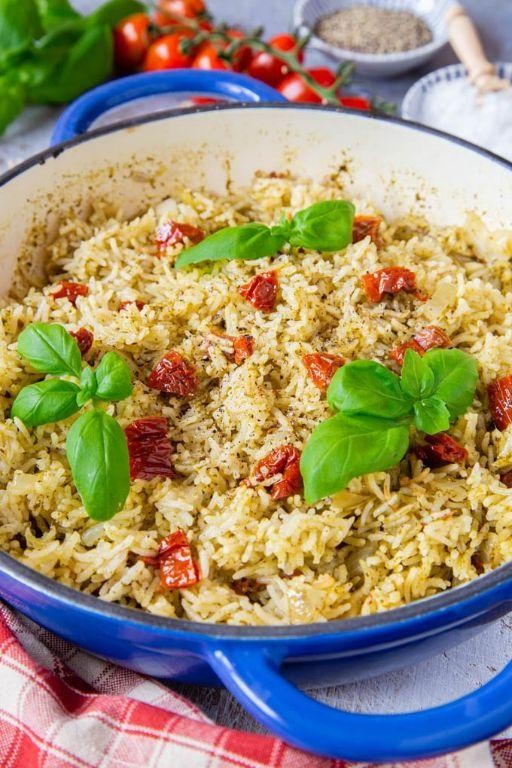 One-Pot Italian Seasoning Rice Pilaf