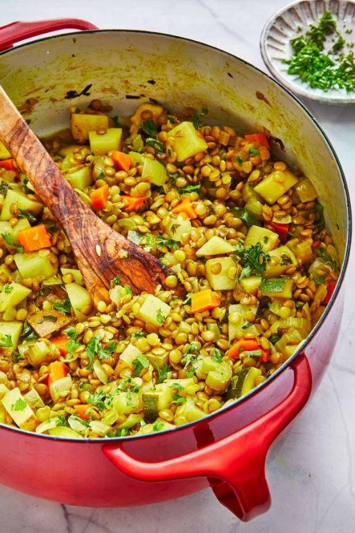 One-Pot Vegetable Lentil Stew