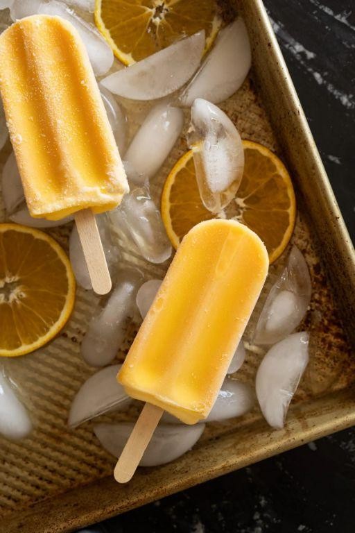 Orange Creamsicle Keto Ice Cream