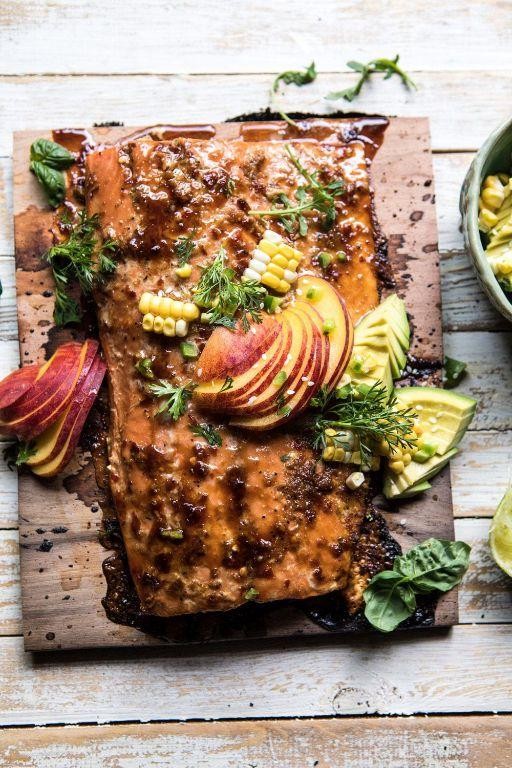 Orange Ginger Cedar Plank Salmon