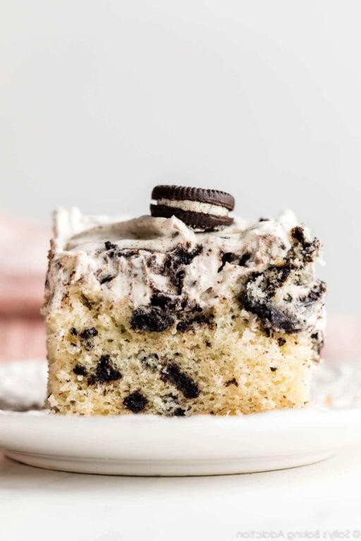 Oreo Cookies and Cream Sheet Cake