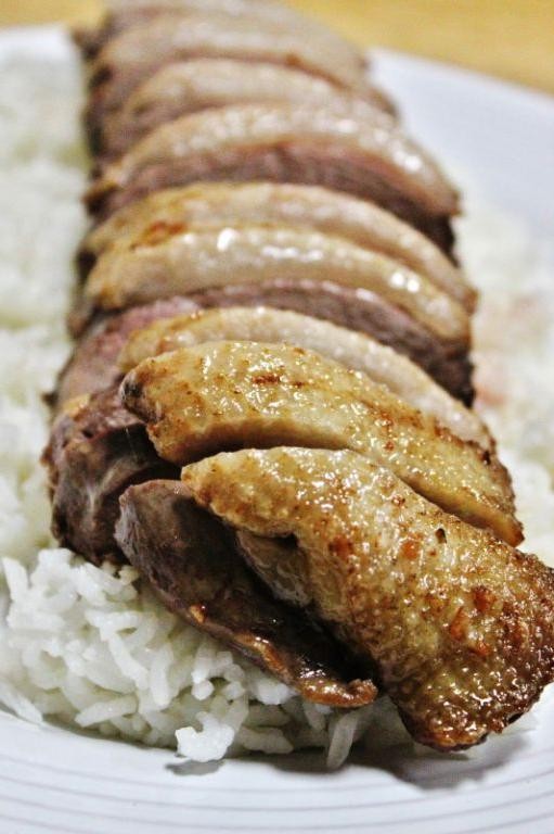 Pan-Seared Snow Goose with Mushroom Sauce