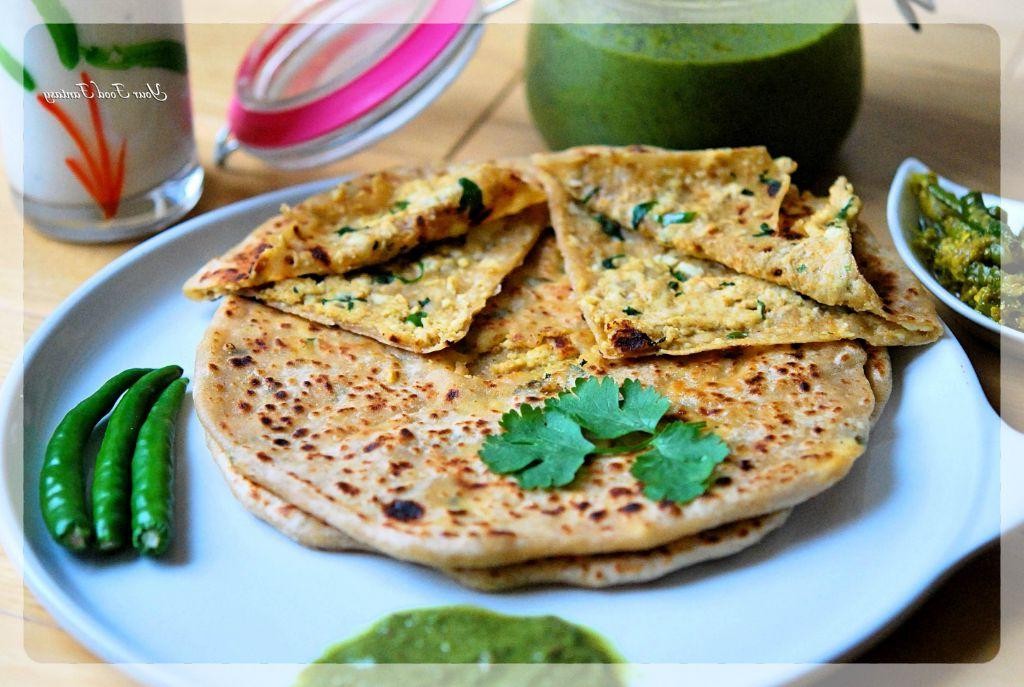 Paneer Paratha (Cottage Cheese Stuffed Paratha)