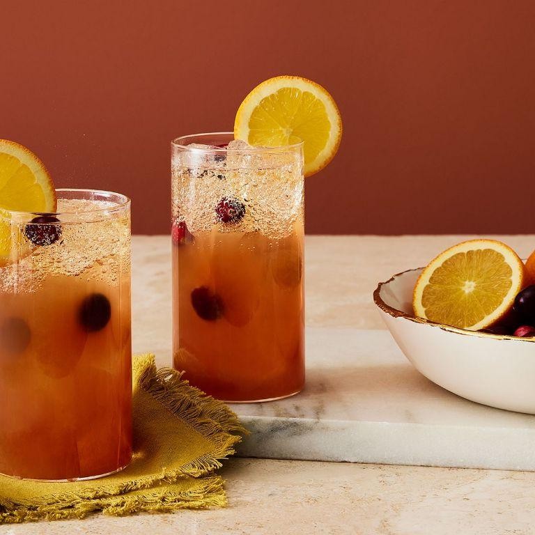 Papaya Ginger Sparkler