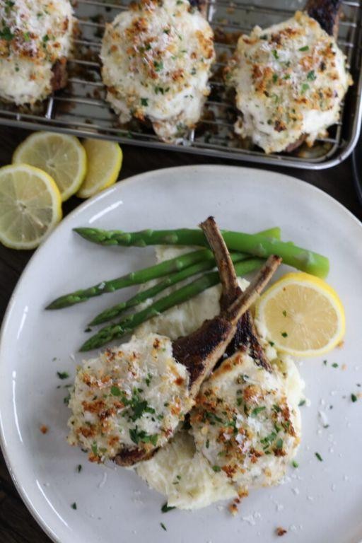 Parmesan Crusted Lamb Chops