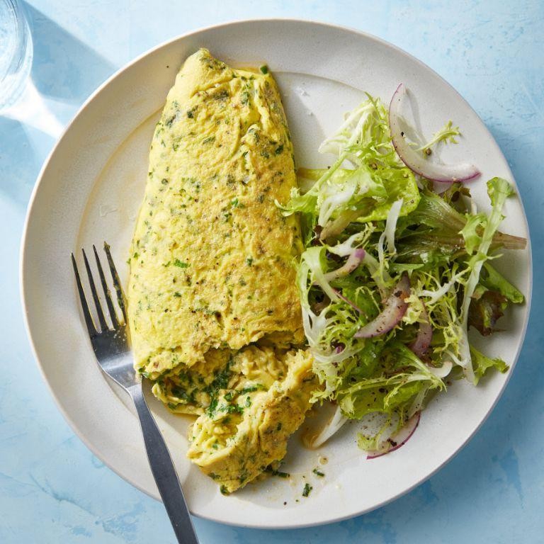 Pasta Omelette with Fresh Herbs