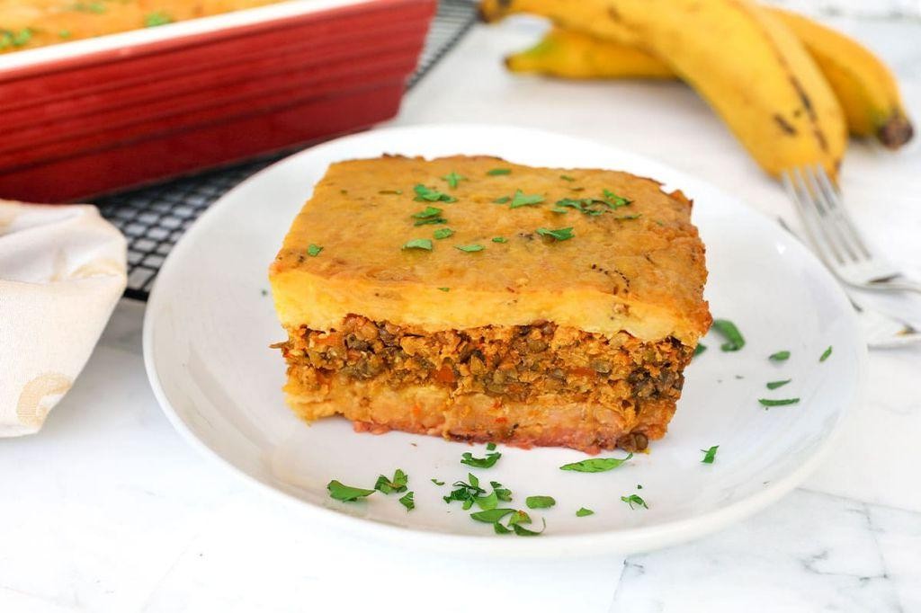 Pastelón de Plátano Maduro
