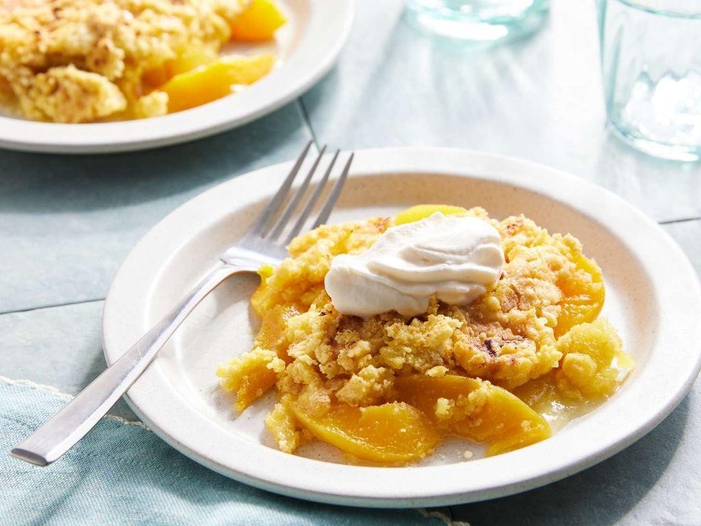 Peach Dump Cake