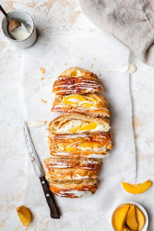 Peach and Cream Cheese Danish