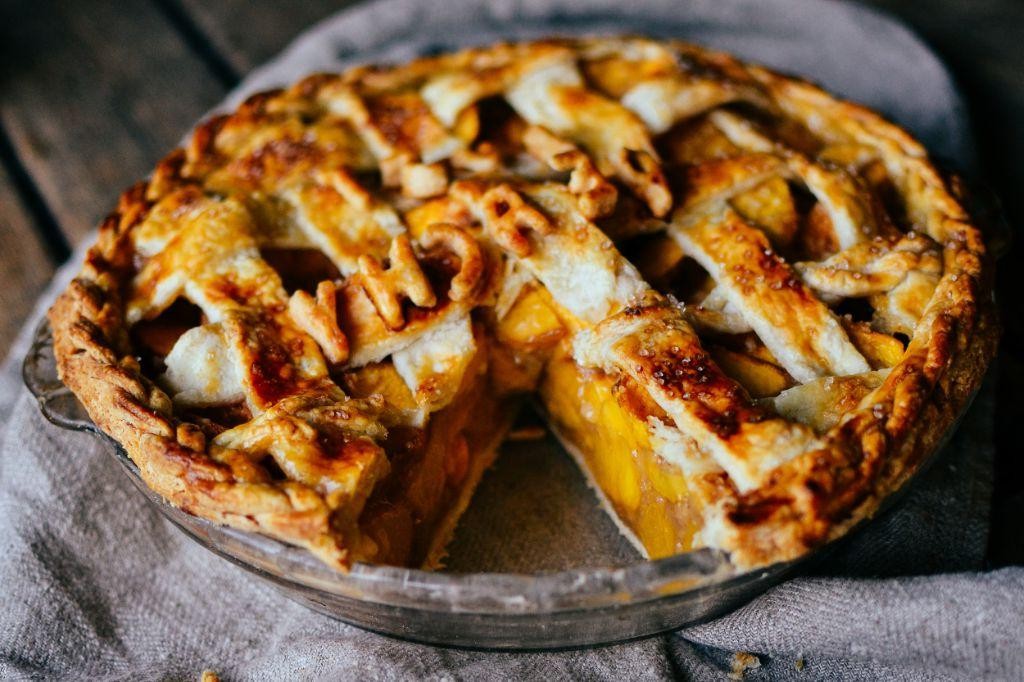 Peach and Ginger Pie